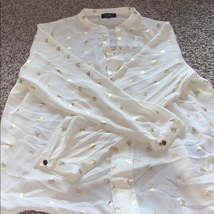 The Limited Sheer Blouse